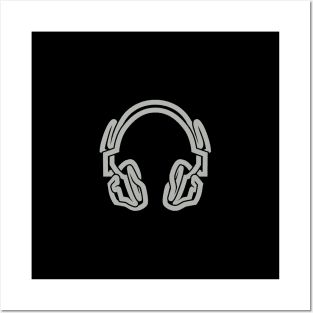 Headphones Posters and Art